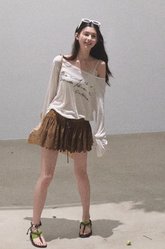 Loose Wool Sunscreen Shirt